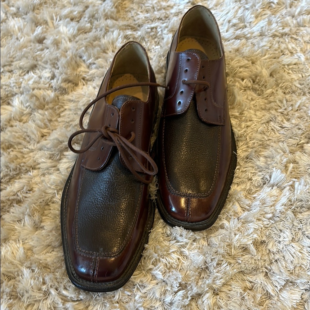 Men's Classic Leather Dress Shoes - Black and Brown